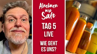 Fünf Tage Saftkur  Wie geht es uns  ABNEHMEN MIT SAFT [upl. by Nylavad]