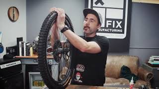 SEATING THE BEAD ON A TUBELESS TIRE fixmfg [upl. by Nawuj664]