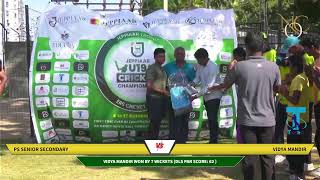 PS SENIOR SECONDARY SCHOOL VS VIDYA MANDIR JEPPIAAR TROPHY U19 INTERSCHOOL TOURNAMENT INDUSION [upl. by Adaha]