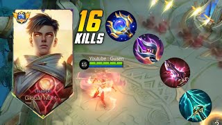 Very Explosive Damage Gusion New Build In RankGameMust Watch😱  Gusion Best Build 2024  MLBB [upl. by Midis969]