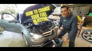 PT 7  How to change a fuel injector  2013 W204 MERCEDES BENZ C250 CDI AMG Luxury Sports Coupe [upl. by Ahsienod]