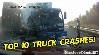 Top 10 WORST TRUCK ACCIDENTS COMPILATION   2014 [upl. by Hcaz]