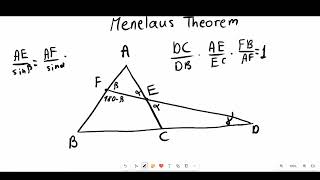 Menelaus Theorem [upl. by Saber500]