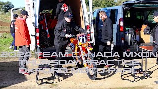 2024 Team Canada MXON Thursday Practice Day at Oxford Moto Parc England [upl. by Vicki]