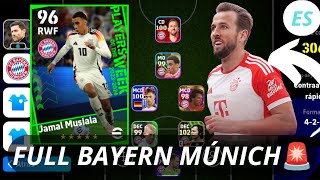 🚨Creamos y Usamos la Mejor Plantilla del BAYERN MUNICH🔥 en el Efootball 2025 Mobile✅ [upl. by Dorreg]