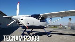 Tecnam P2008 Is One Of The Sexiest Sport Planes In The World [upl. by Airel]