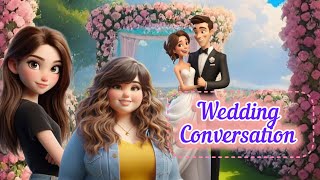 Wedding conversation  English conversation practice  Ask amp Answer [upl. by Brecher236]