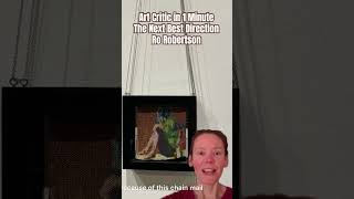 Art Critic in 1 Minute Ro Robertson The Next Best Direction chainlink artwork artist portrait [upl. by Bel]