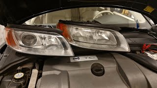 Volvo S80V70XC70 Halogen to HID Headlight Swap [upl. by Clayborne801]