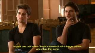 2CELLOS Interview  Al Jazeera Balkans 2013 ENGSUB 22 [upl. by Ybbor285]