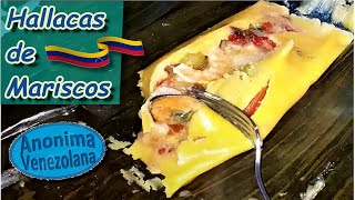 Como Hacer Hallacas de Mariscos  HALLACAS VENEZOLANAS  Receta Paso a Paso [upl. by Niraj]