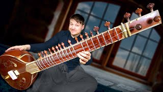 Sitar 19 strings that arent as complicated as they seem well maybe [upl. by Aihsercal]