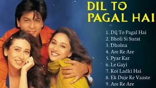 Dil To Pagal Hai Movie All SongsShahrukh Khan amp Madhuri Dixit amp Karisma Kapoor OLD SONG [upl. by Eelram658]