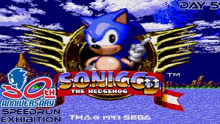 Sonic 30th Anniversary SE ✪ Day 5 ✪ Sonic CD Plus Plus  Beat The Game Speedrun in 1135 IGTWR [upl. by Anwahsiek]