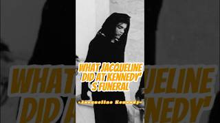 What Jacqueline did at Kennedy’s funeral that made her the center of attention usa celebrity [upl. by Duyne232]