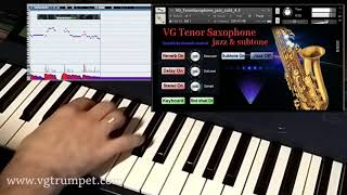 Tenor Sax NI Kontakt sound library VST brass and woodwind [upl. by Alliehs99]