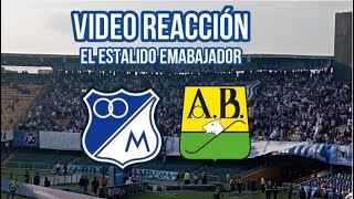 Video reacción Millonarios vs Bucaramanga [upl. by Mellman]