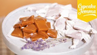 How to make Lavender Caramels  Cupcake Jemma [upl. by Judenberg]