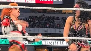 Rhea Ripley Vs Becky Lynch WrestleMania 40 Fight  Rhea Ripley Returns [upl. by Notnil]