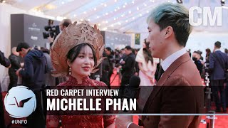 Michelle Phan Talks the Profound Effects of Meditation  UNFO 2022 Red Carpet With Steven Lim [upl. by Ahseal]