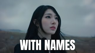 tripleS  Girls Never Die  MV With Names and S Numbers [upl. by Judye360]