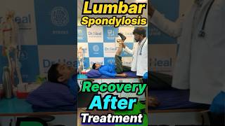 Lumbar Spondylosis Recovery After Treatment motivation treatment yt ad upload fyp viralvideo [upl. by Alden]