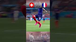 France vs Switzerland Euro 2020 R16 football france switzerland benzema mbappe pogba euro [upl. by Heymann946]