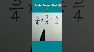 Brain Power Test🧠❓99 will fail  only for genius 💯👍 maths shorts viralvideo [upl. by Neron]