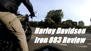 2015 Harley Davidson Iron 883 Review [upl. by Einapets327]