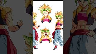 What IF Two Female Warriors Performed The Fusion Dance dragonball shorts [upl. by Aniehs]