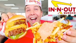 InNOut Burger • MUKBANG [upl. by Eugilegna]