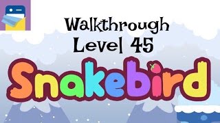 Snakebird Level 45 Walkthrough amp iOS iPhone 6S Gameplay by Noumenon Games [upl. by Nage598]