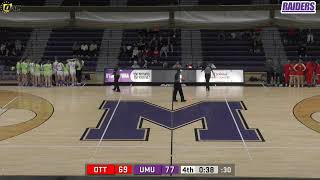 Womens Basketball Vs Otterbein [upl. by Aisatnaf745]