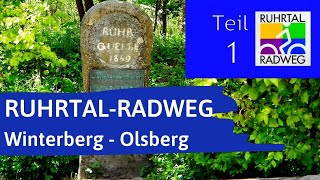 RuhrtalRadweg 1 ▶Winterberg  Assinghausen  Olsberg  Radtouren Radreisen [upl. by Ecirtram]