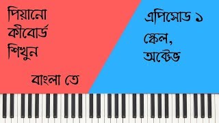 Learn Piano in Bengali  Piano tutorial  Episode 1 Lesson 1 বাংলা [upl. by Maxfield]