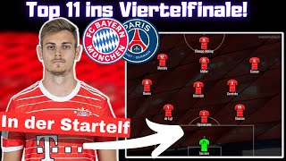 Stanisic in der Startelf So spielt Bayern gegen PSG [upl. by Llenram]