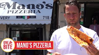 Barstool Pizza Review  Manos Pizzeria Queens NY [upl. by Nomla]