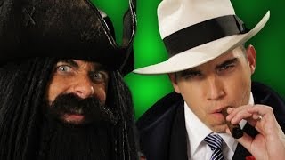 Epic Rap Battles of History  Behind the Scenes  Blackbeard vs Al Capone [upl. by Shulins351]