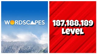 Wordscapes  187188189 Level Answers [upl. by Lleynod209]