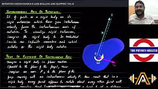 2023 08 14 ROTATION  INSTANTANEOUS AXIS AND GENERAL PLANE MOTION LECTURE 1 [upl. by Nwahsan]