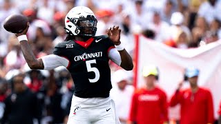 Cincinnati Bearcats quarterback Emory Jones ties school record with seven total touchdowns in debut [upl. by Dorcea601]