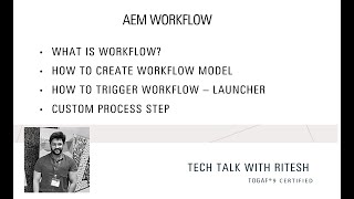 12 Adobe Experience Manager AEM Tutorial  Workflow  Part  1 [upl. by Schargel559]