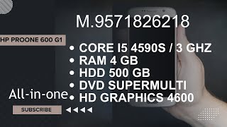 best all in one HP 600g 1 i7 4th generation 8GB RAM 256 GB SSD upgrade installation without [upl. by Crysta]