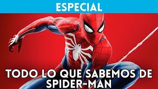 SPIDERMAN PlayStation 4 Todo lo que sabemos Gameplay y detalles del Spiderman de Sony para PS4Pro [upl. by Adlez]