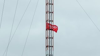 WTVP CEO responds to Trump flag displayed from station’s tower [upl. by Marijo638]