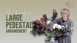 How to Make a Stunning Flower Display in a Bowl Urn Without Floral Foam🌸Complete StepbyStep Guide [upl. by Tfat615]