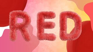 The Red Song  ESL Colors Song Series [upl. by Mohorva]