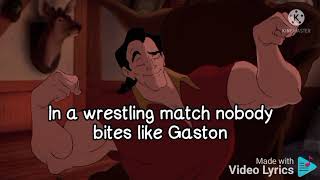 Gaston song lyrics The beauty and the beast Broadway [upl. by Nywra]