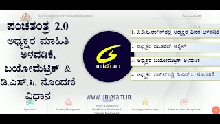 Panchatantra 20 President Login Assigning Biometric amp DSC Registration ಪಂಚತಂತ್ರ 20 [upl. by Asira]