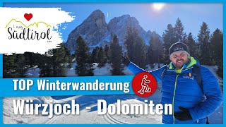 Dolomiten Wandern Auf zum Würzjoch am Fuße des Peitlerkofels ➡️ Schneeparadies [upl. by Danuloff]